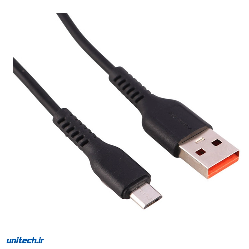 کابل میکرو یو اس بی فست شارژ 2.4 آمپر دنمن D42V طول 1 متر1